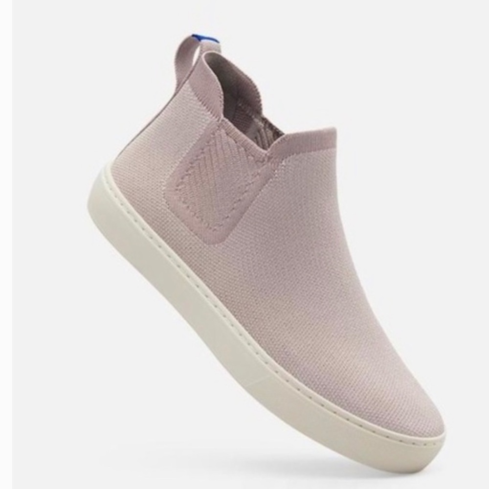 ROTHY’S lilac grey Chelsea pull on sneakers